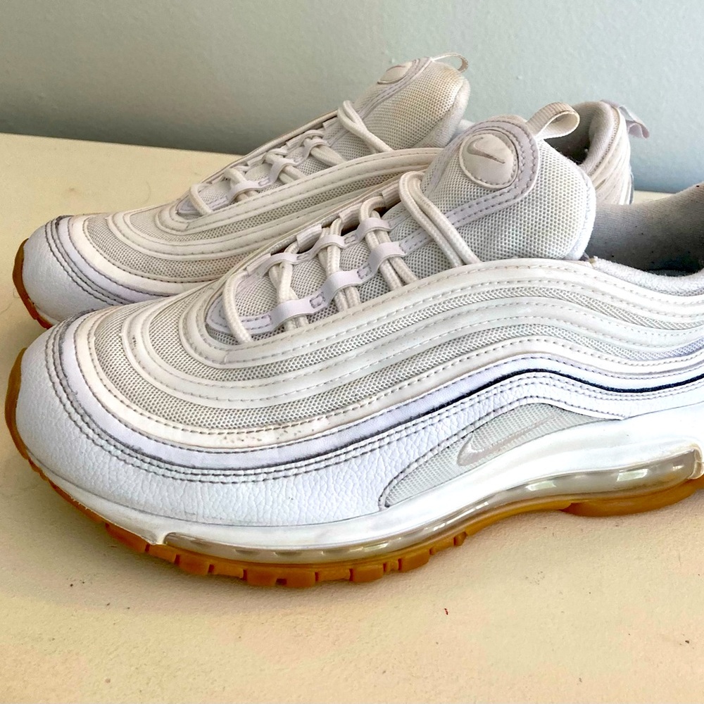*RARE* M-8.5 W-10 Nike Air Max 97 White Gum  DJ2740-100 Mens OR Womens Shoes